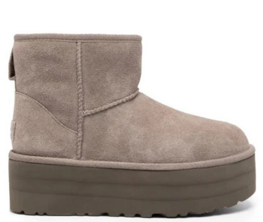 Ugg Classic Ultra Mini Platform Boots Grey
