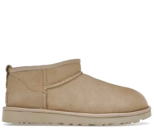 Ugg Classic Ultra Mini Ankle Boots Light Cream