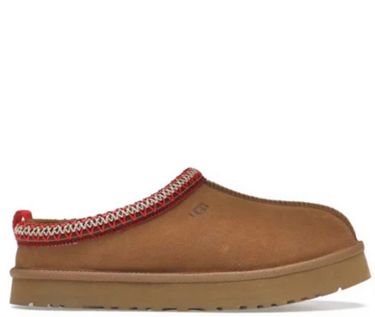 Ugg Tasman Suede Slippers Brown Red