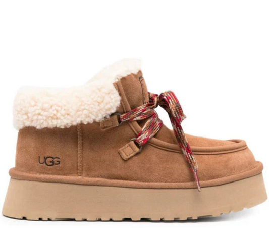 Ugg funkarra boot in leather Chestnut