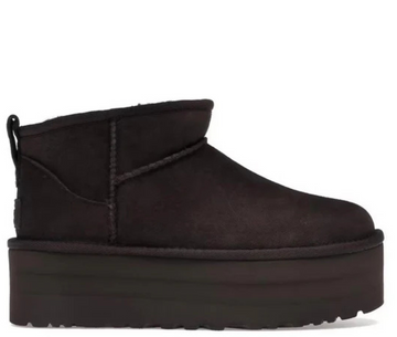 Ugg Classic Ultra Mini Platform Boots Dark Brown
