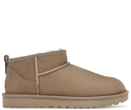 Ugg Classic Ultra Mini  Ankle Boots Cream
