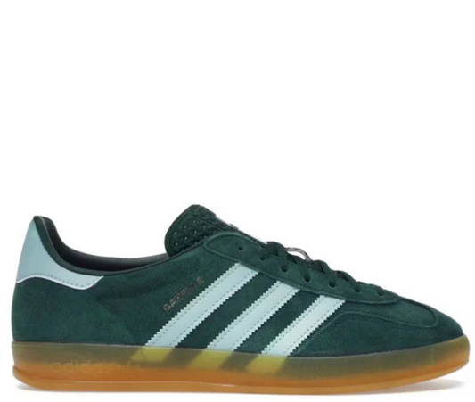 Adidas gazelle green light blue