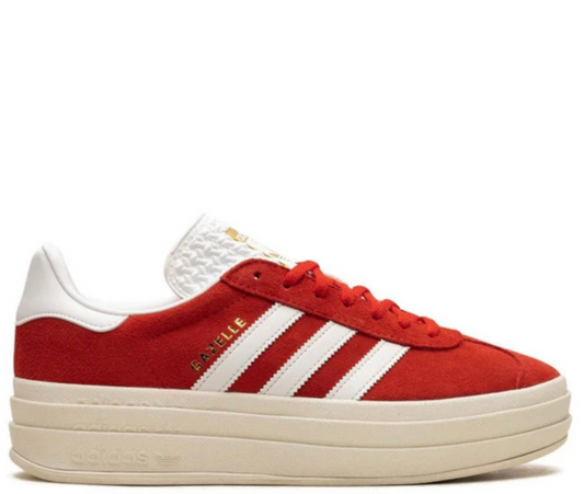 Adidas gazelle platform Red