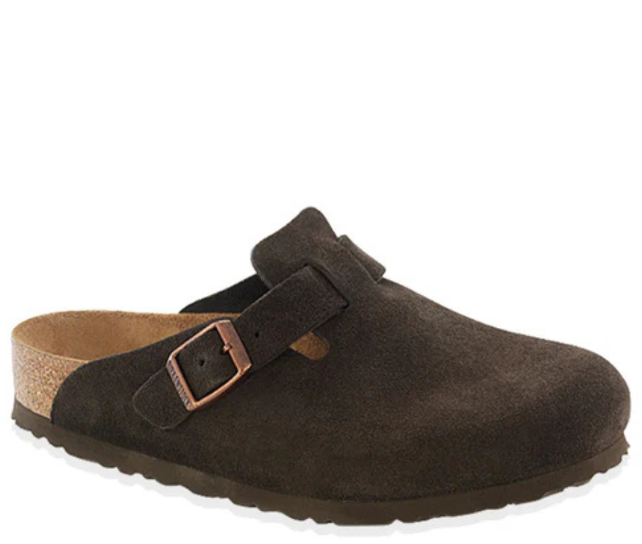 Birkenstock Boston Slippers Seude Mocha