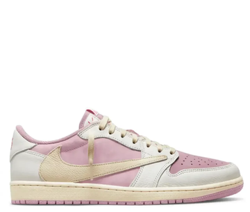 Air Jordan 1 Low Travis Scott OG Sail And ‏Shy Pink Leather