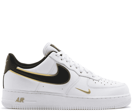 Nike Air Force 1 White Metallic Gold