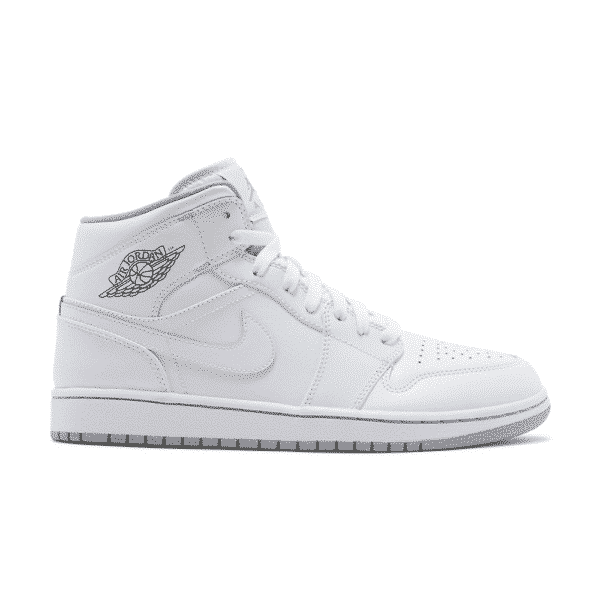 Air Jordan 1 Mid White Gray