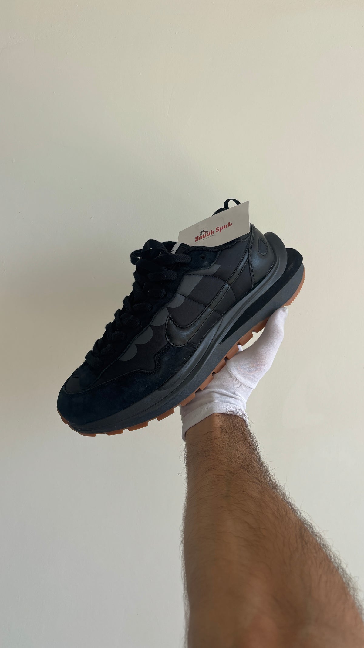 Nike Vaporwaffle Sacai Black Gum FD 46
