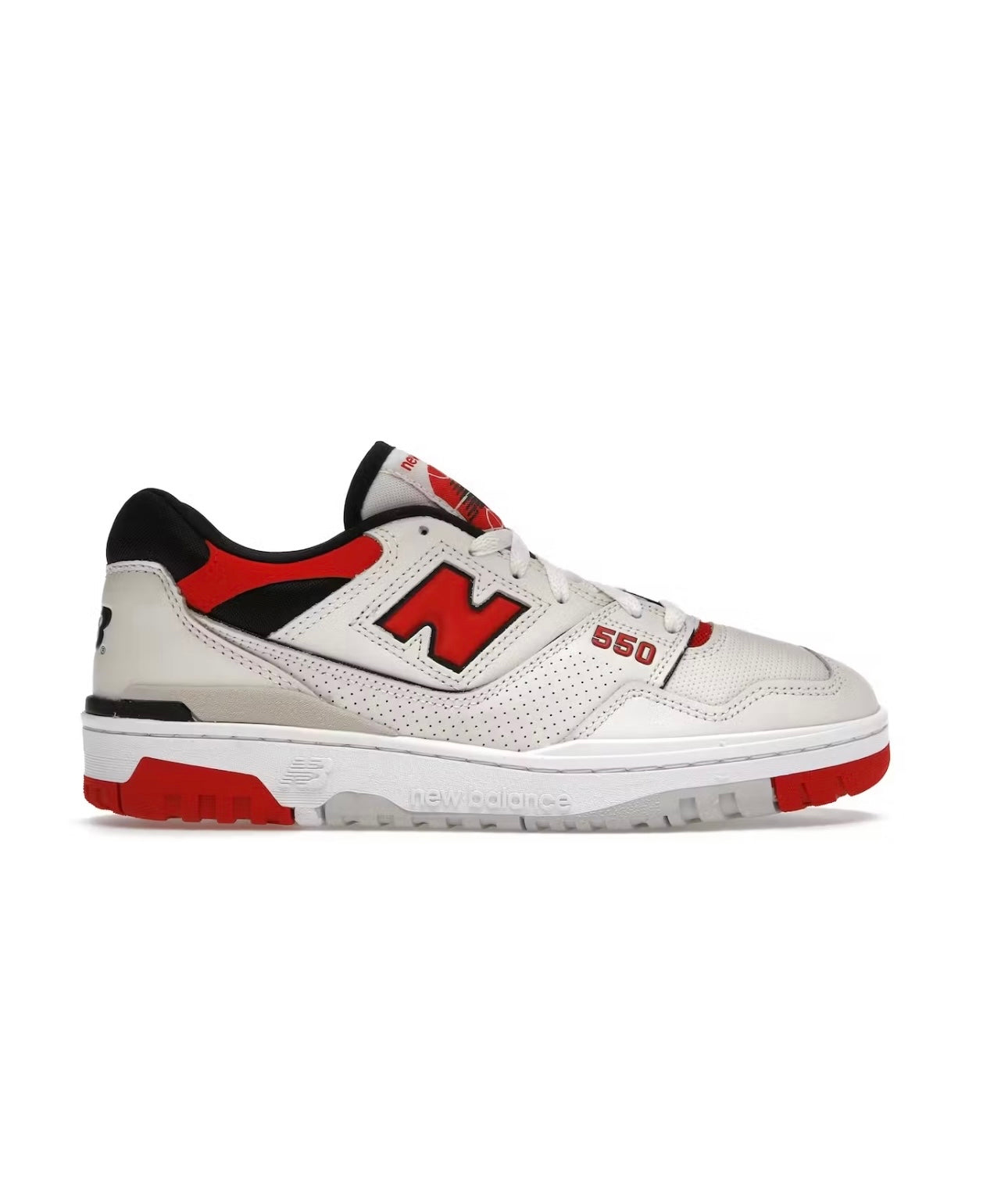 New Balance 550 red white grey