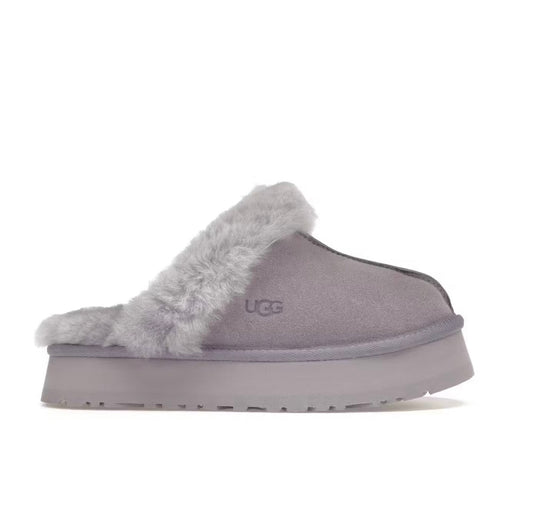 Ugg Disquette Shearling Platform Slippers