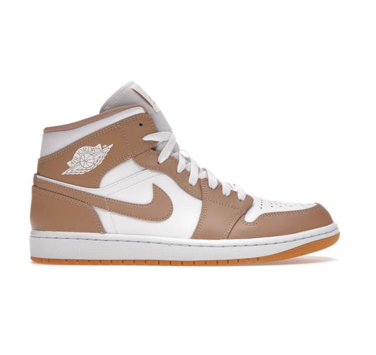 Air Jordan 1 Mid Tan Gum