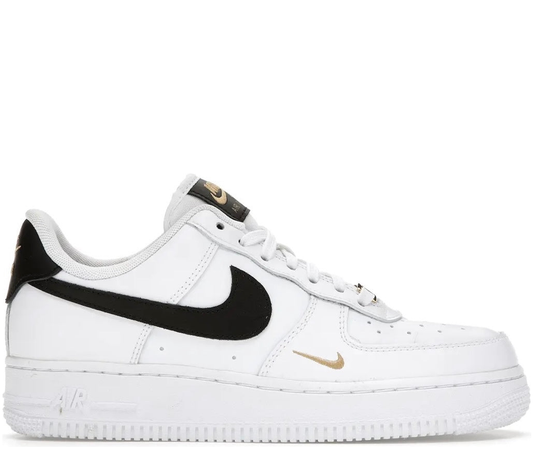 Nike Air Force 1 White Black Mini Swoosh