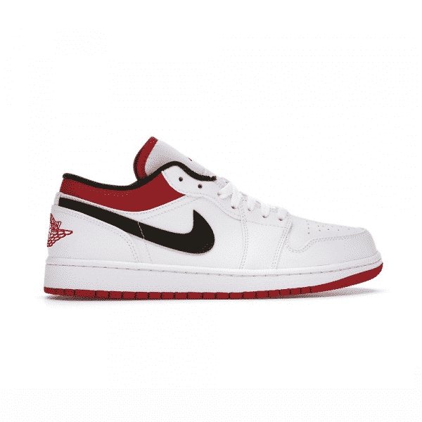 Air Jordan 1 Low White University Red Black