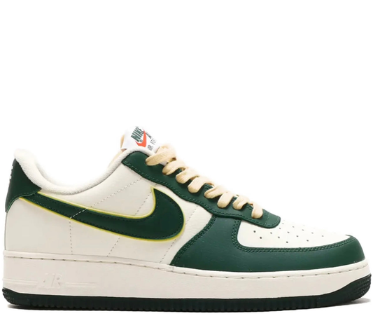 Nike Air Force 1 White Green Gold