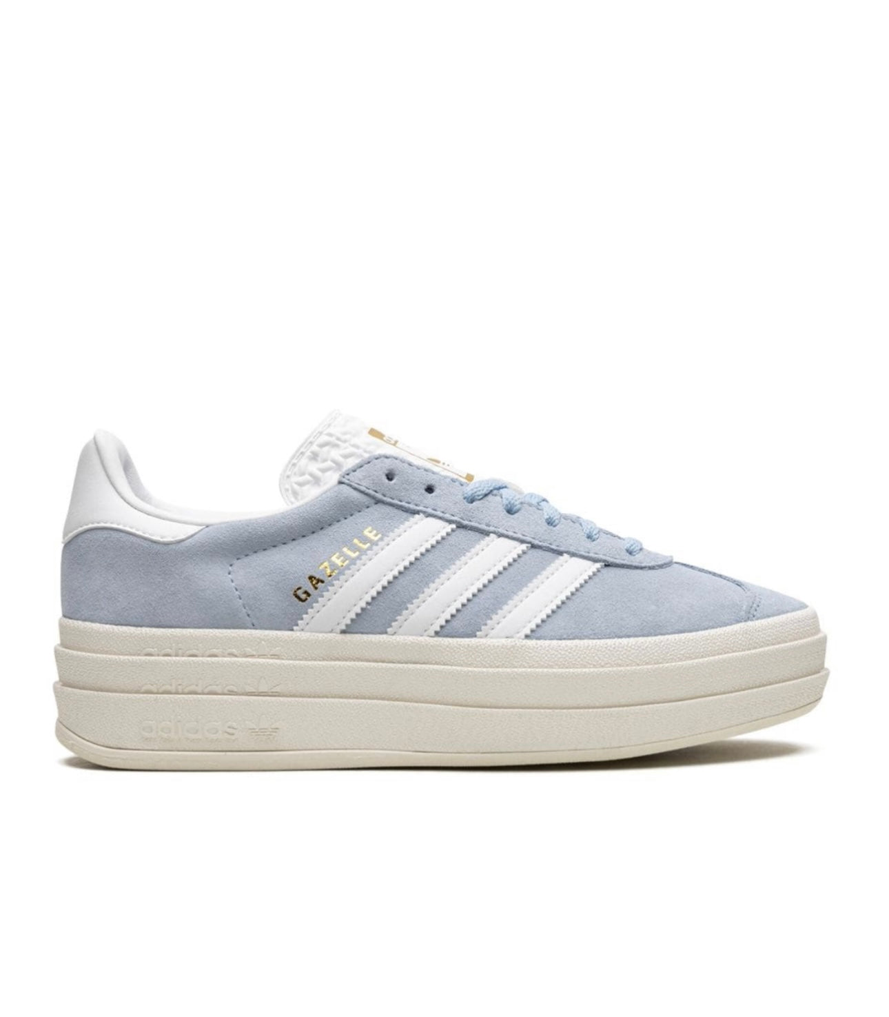 Adidas gazelle platform Light Blue