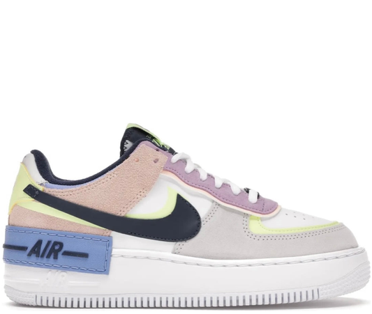 Nike Air Force 1 White Pastel Multi Swoosh