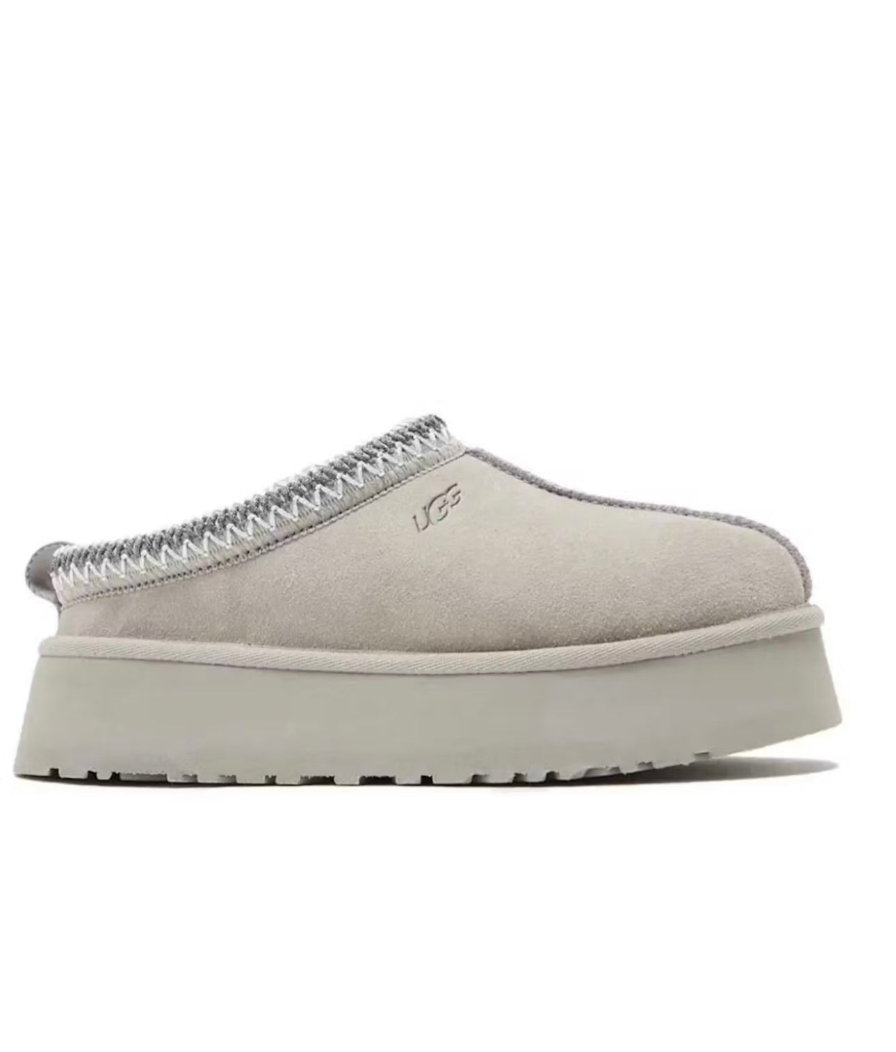 Ugg Tazz Platform Slippers Light Grey