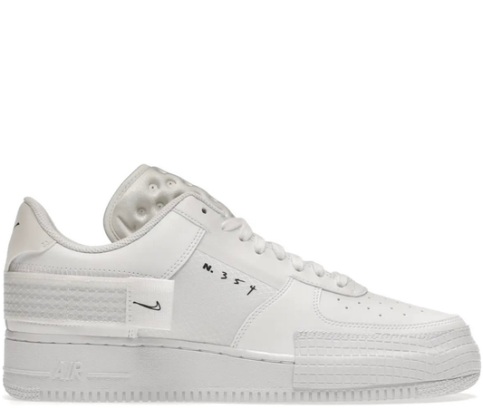 Nike Air Force 1 Triple White Deconstructed