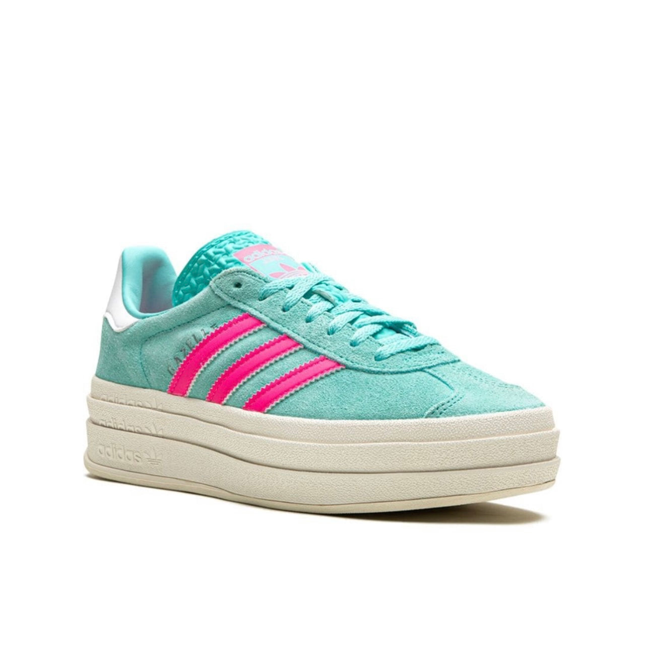 Adidas gazelle platform Light Turkiz Pink