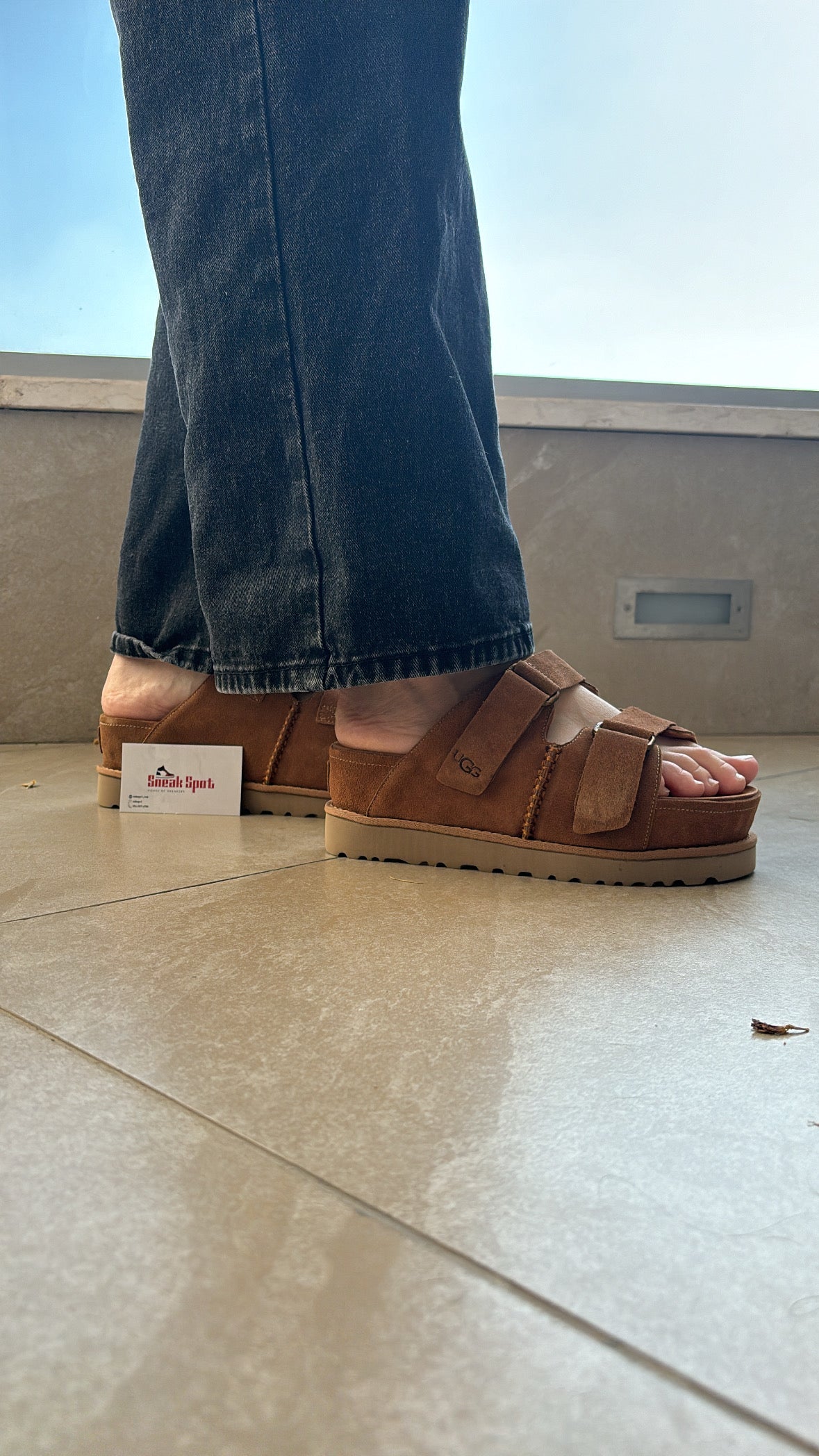 Ugg Goldenstar Hi Slide Chestnut