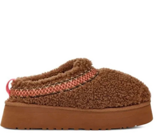 Ugg Tazz Slippers Platform Sheep Brown