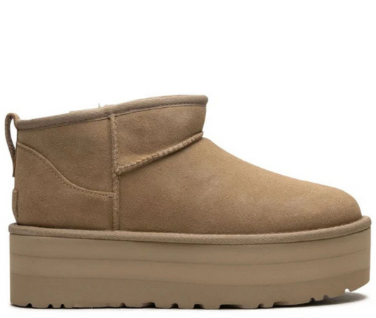 Ugg Classic Ultra Mini Platform 50Mm "Mustard Seed" Boots