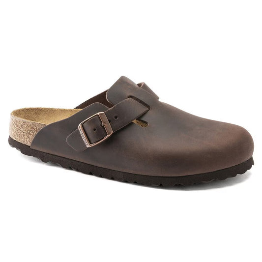 Birkenstock Slippers Oiled Leather Habana