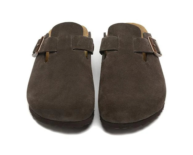 Birkenstock Boston Slippers Seude Mocha