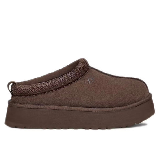 Ugg Tazz Platform Slippers Dark Brown