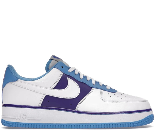 Nike Air Force 1 White Blue Purple