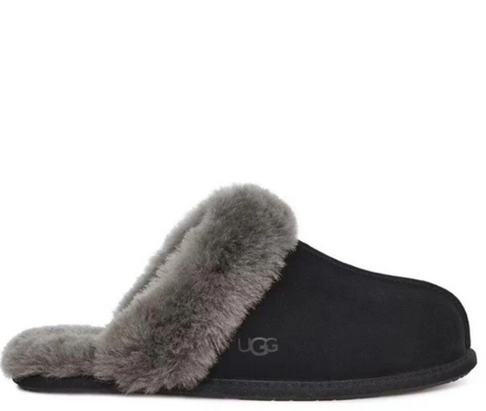 Ugg Shearing - Trim Slippers Black Grey