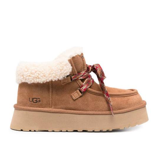 Ugg funkarra boot in leather Chestnut