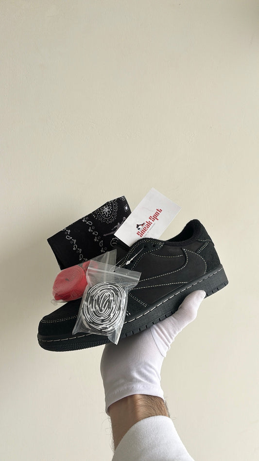 Air Jordan 1 Low Black Phantom FD 40