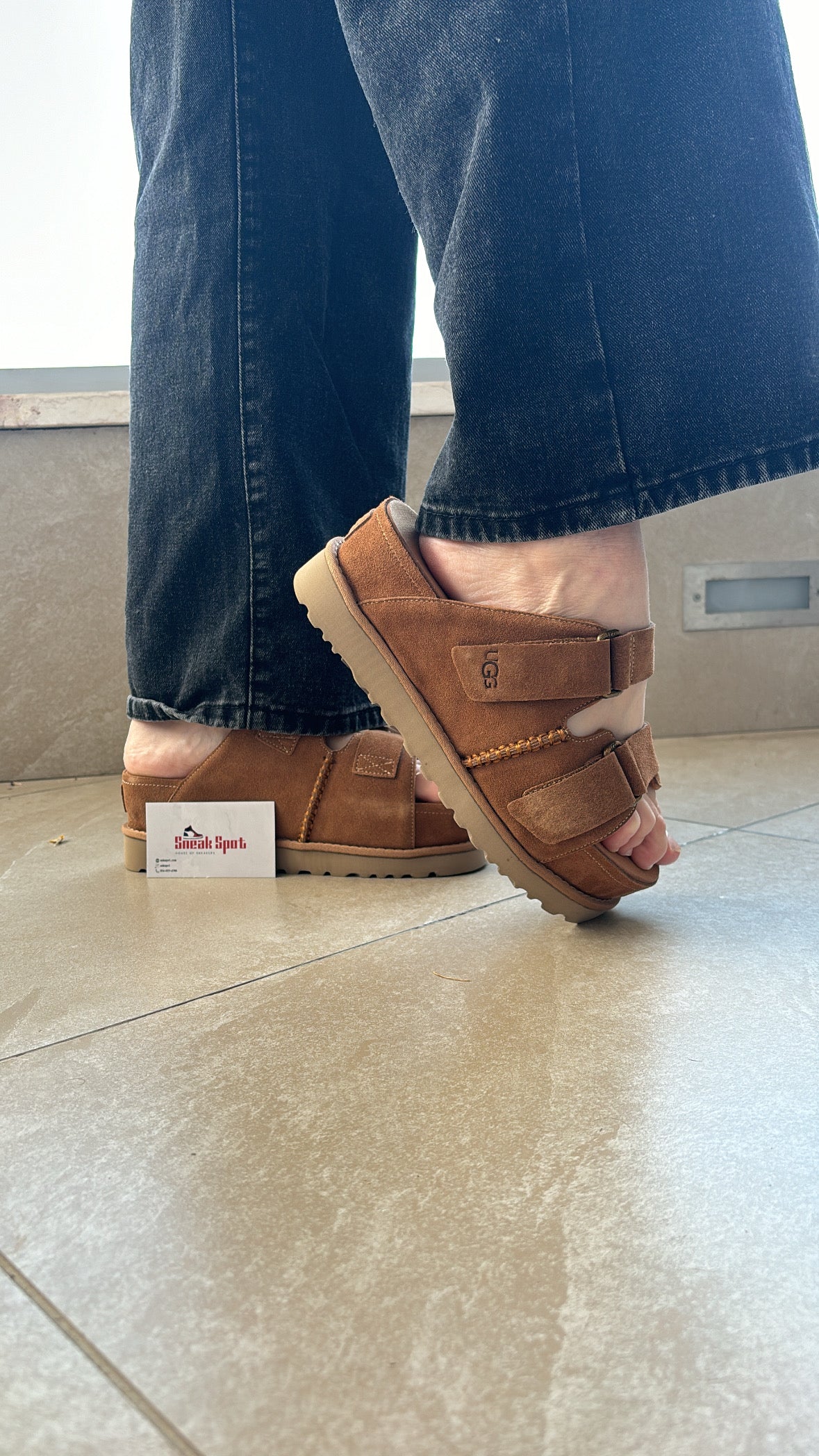 Ugg Goldenstar Hi Slide Chestnut