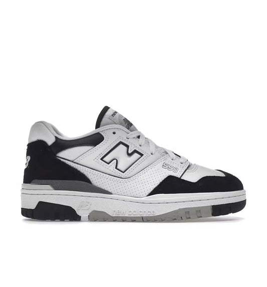 New Balance 550 white Black rain cloud