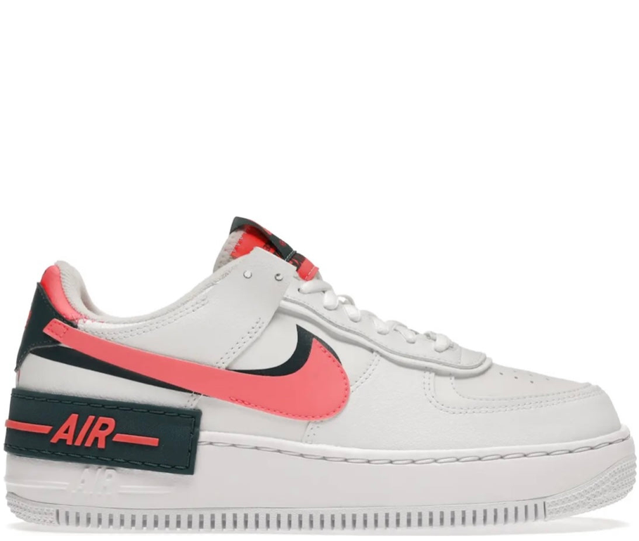 Nike Air Force 1 Grey Coral Swoosh