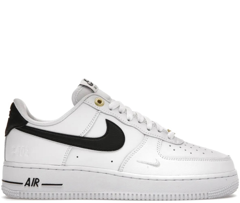 Nike Air Force 1 White Black Mini Light Swoosh