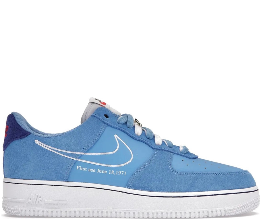Nike Air Force 1 University Blue Outline