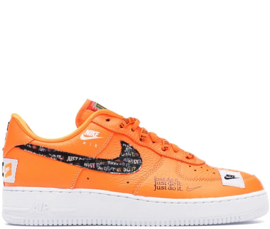Nike Air Force 1 'Just Do It' Orange