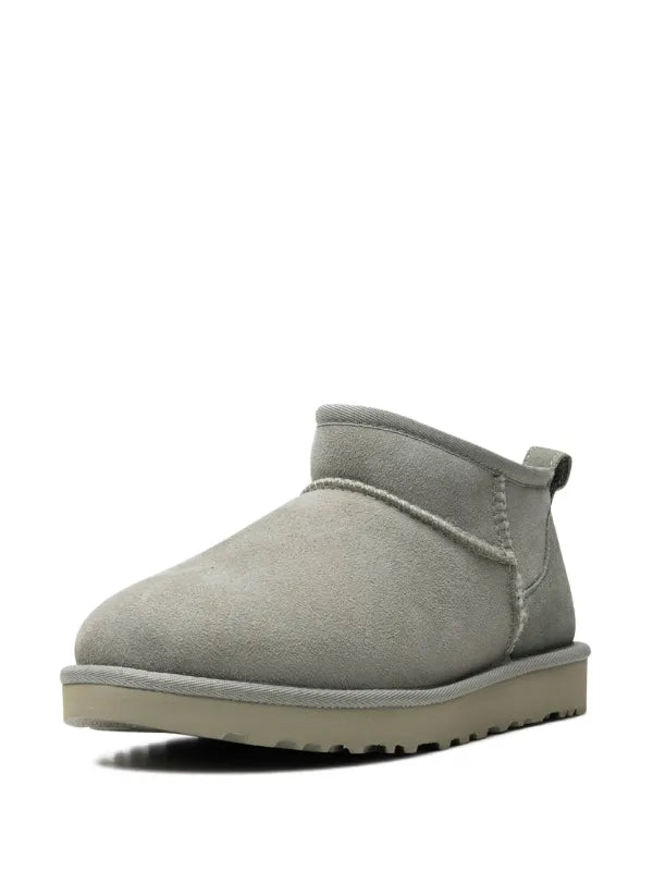 Ugg Classic Ultra Suede Ankle Boots Light Grey