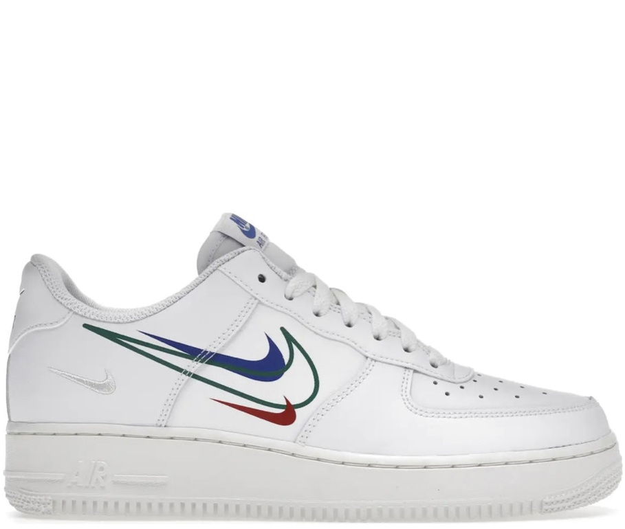 Nike Air Force 1 White Multi Mini Swoosh