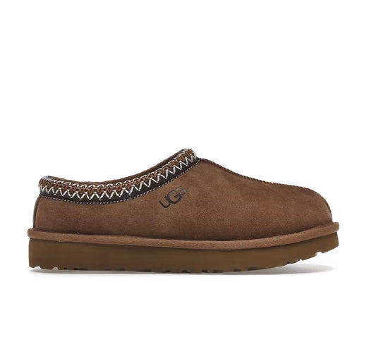 Ugg Tasman Suede Slippers Dark Brown Black