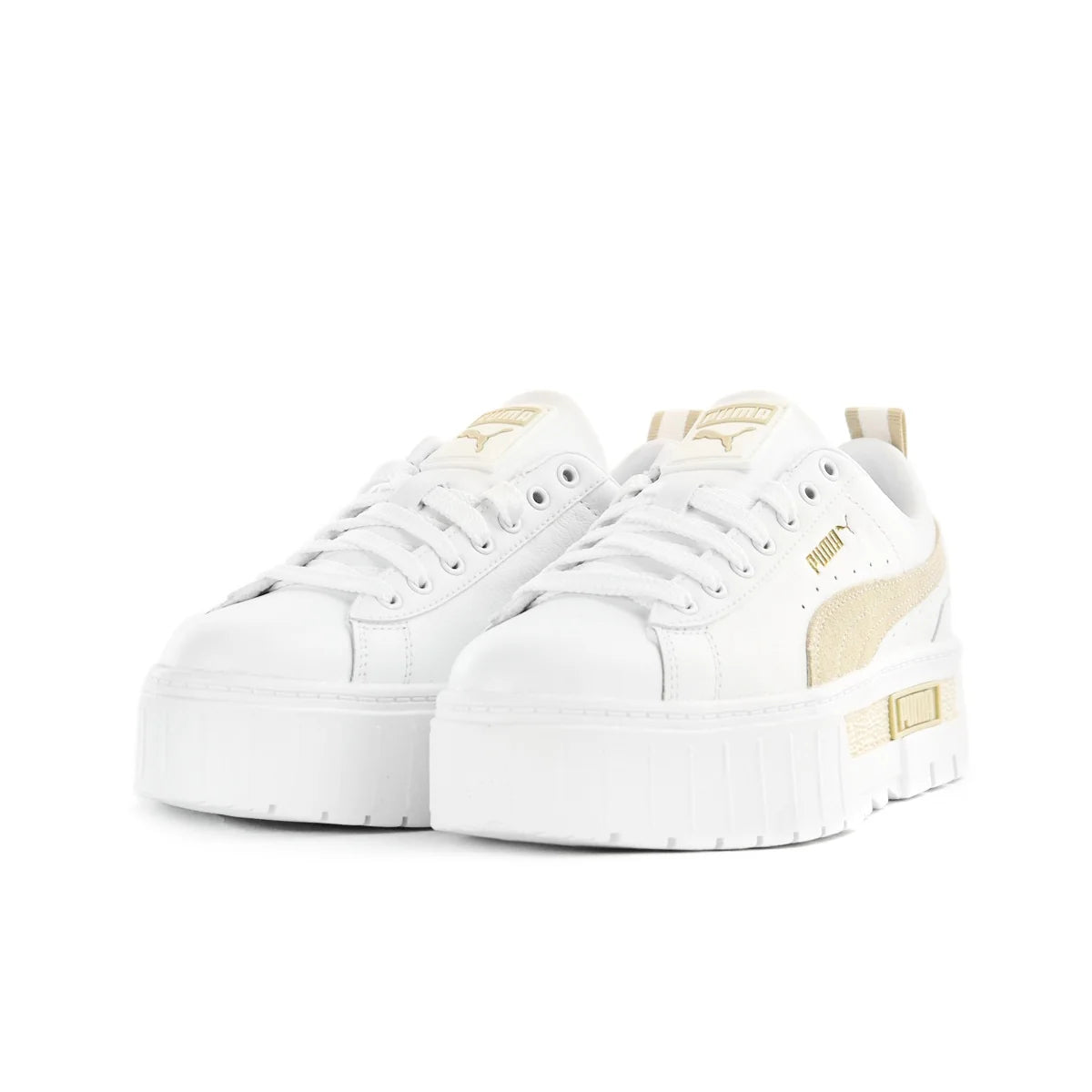PUMA Mayze Platform White Oatmeal