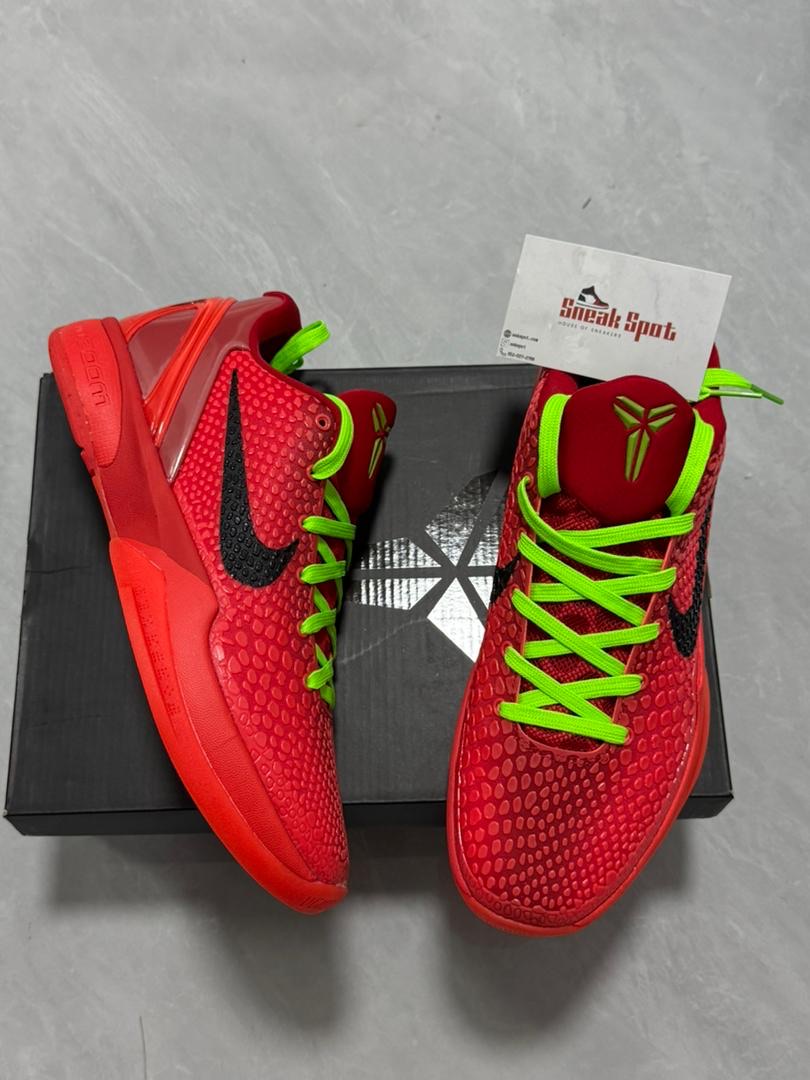 Zoom Kobe 6 GS 'Reverse Grinch' FD 40