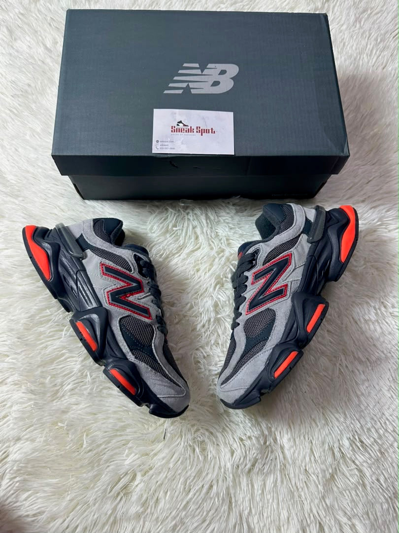 New Balance 9060 Grey Black Red