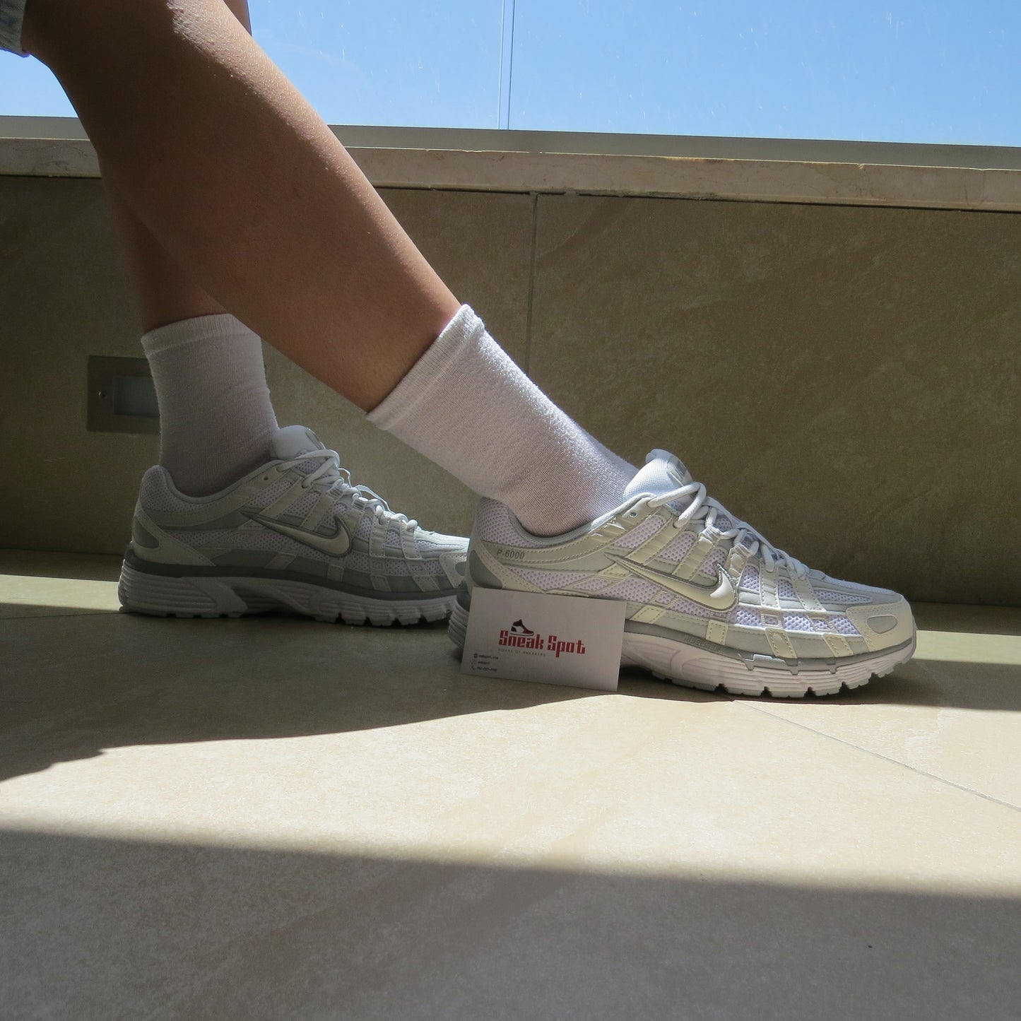 Nike P-6000 'Metallic Summit White'