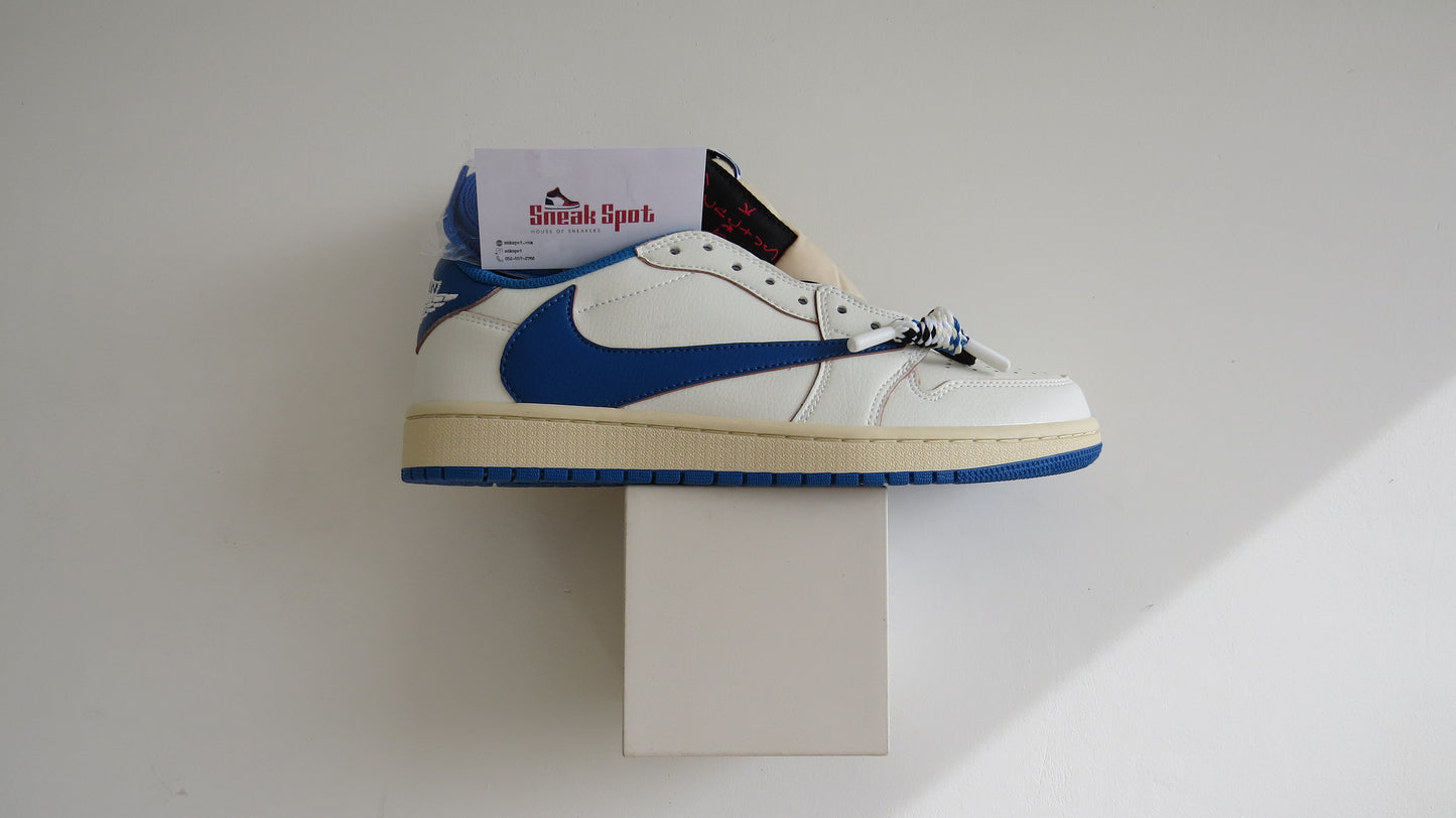 Air Jordan 1 Low Travis Scott OG SP x Fragment 'Sail Military Blue' Favorite