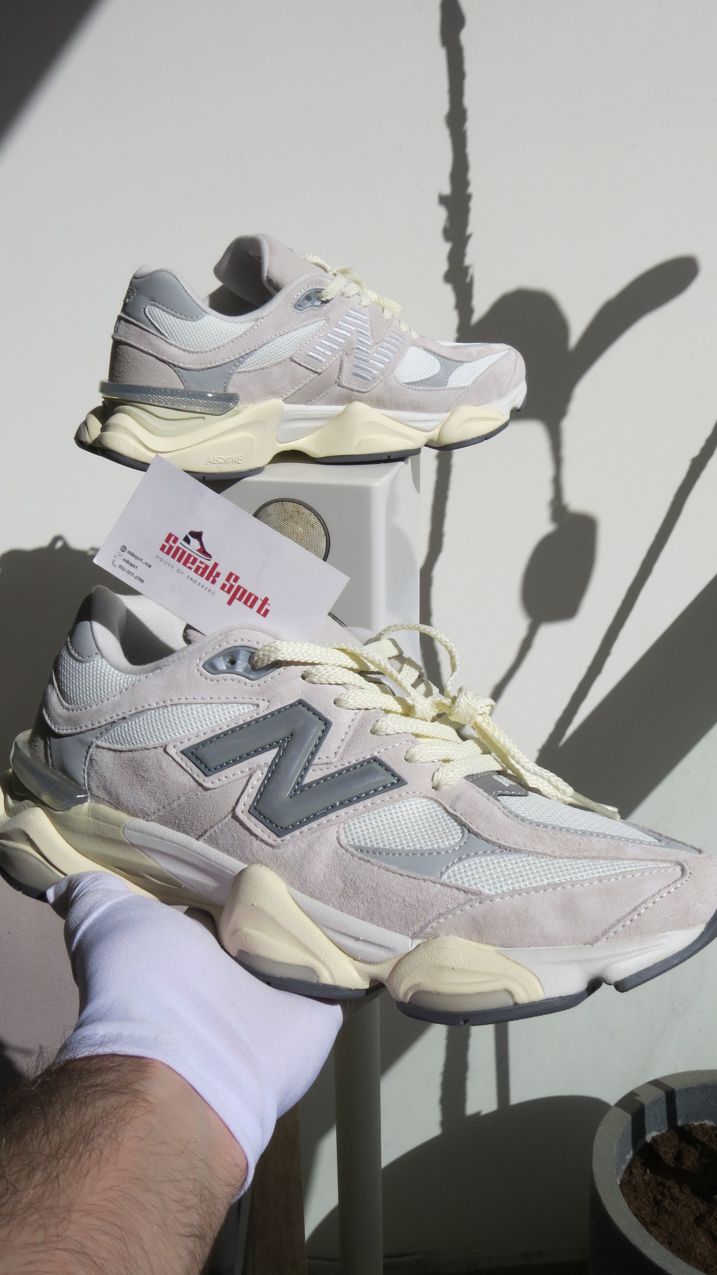 New Balance 9060 White Grey