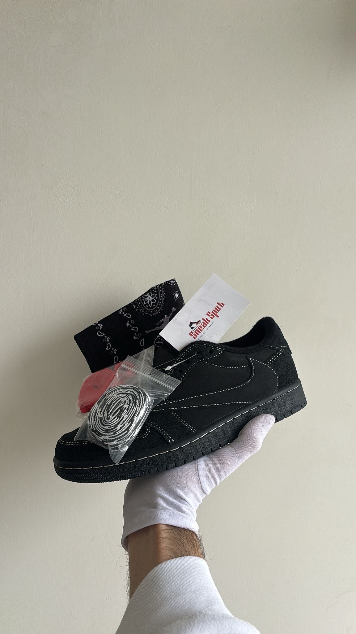 Air Jordan 1 Retro Low OG SP Travis Scott Black Phantom